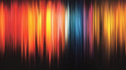 Wall Mural - Abstract aurora borealis night sky digital art background