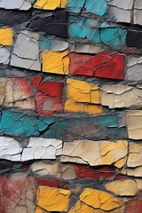 Wall Mural - abstract colorful background