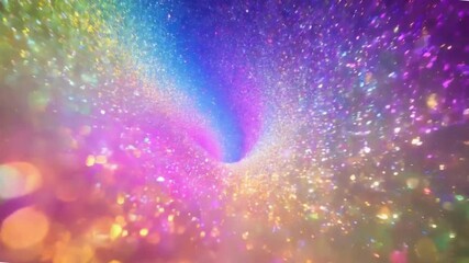 Wall Mural - abstract colorful background with particles
