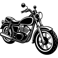 motorcycle classic silhouette