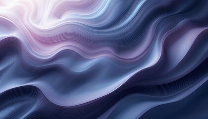 Wall Mural - ethereal gradient waves abstract background texture art design