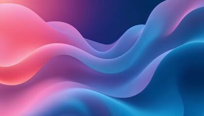 Wall Mural - fluid gradient waves background of pink blue and violet colors