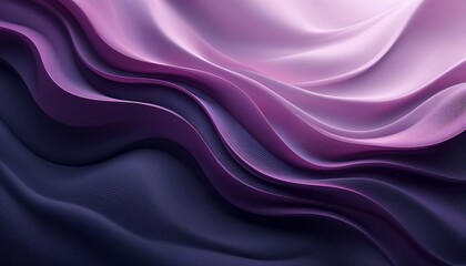 Wall Mural - gradient wave serenity purple abstract design background