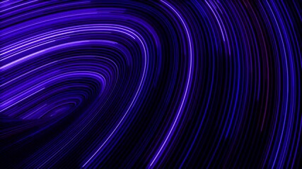 Wall Mural - curves colorful lines data travel loop background animation.