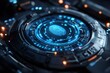 © kriengsak - Futuristic Biometric Security System Fingerprint Scan Interface