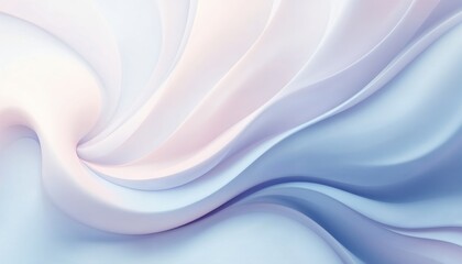 Wall Mural - Subtle Gradient Waves, A Symphony of Serenity and Elegant Movement