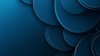 Wall Mural - Blue circle abstract background