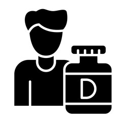 Sticker - Vitamin D Icon