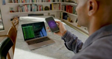 Unlocking device for secure access to information