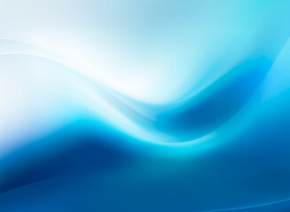 Wall Mural - smooth abstract background with flowing curves in shades of blue and white. a gradient design creati