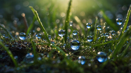 Enchanted drops of morning dew