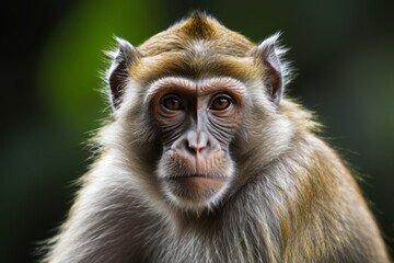 Wall Mural - arafed monkey with a long hair and a very large nose