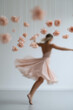 © Papukos - Graceful dancer twirling among floating roses