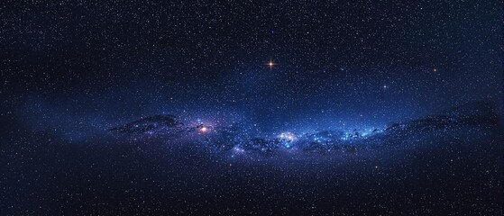 Wall Mural - the universe's infinite vastness revealed through a tapestry of sparkling stars, stars, cosmos, gala