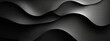 © dlu - Black background with wave patterns for design, banner template. White space in the center of the page for text. Abstract minimalist wallpaper with copy space.