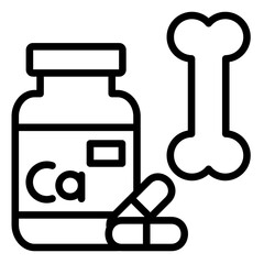 Sticker - Calcium Icon