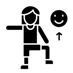 Wall Mural - Balance Training Icon