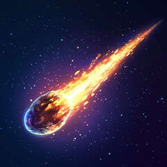 meteorite, comet, universe