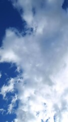 Wall Mural - time lapse of beautiful sky with clouds weather nature cloud blue.