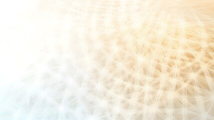 Wall Mural - abstract digital art displays a network of delicate white lines