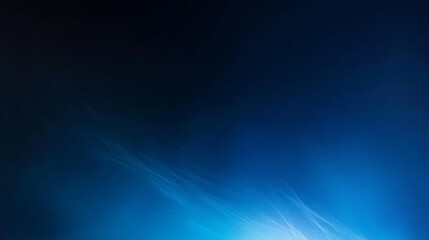 Wall Mural - dark blue background with subtle gradient for design. banner template with central white space for t