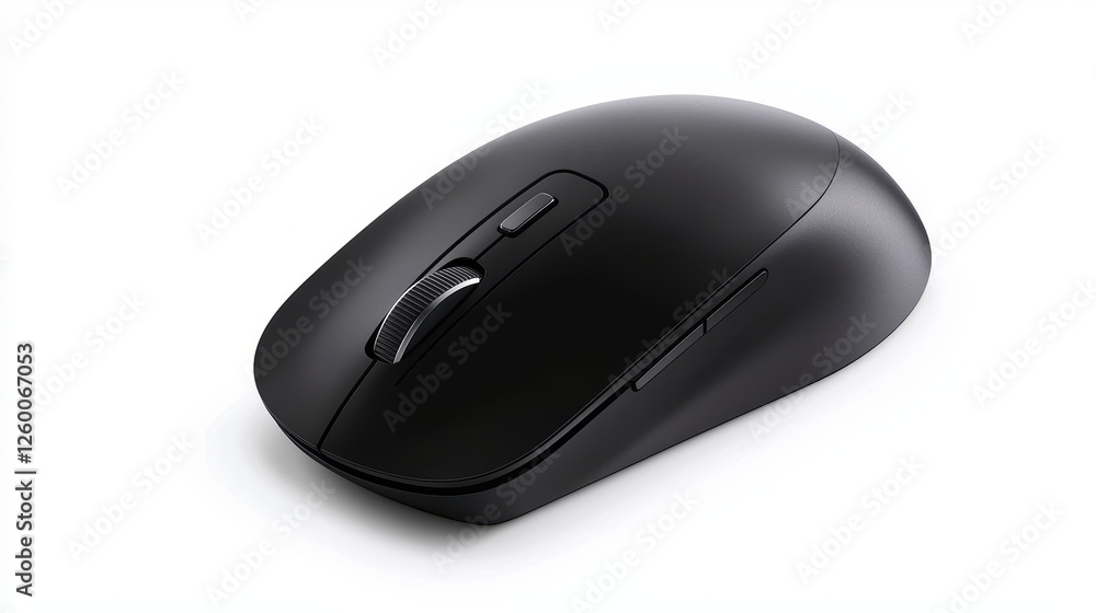 Wireless computer mouse with ergonomic design and smooth scrolling