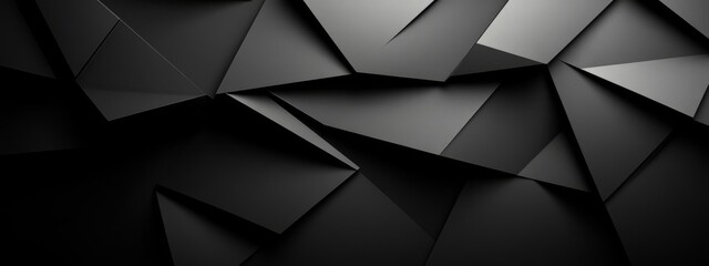 Wall Mural - trendy black background with futuristic elements for design, featuring white space in the center for