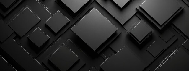 Wall Mural - trendy black background with simplistic elements for design and banner templates. fashionable minima
