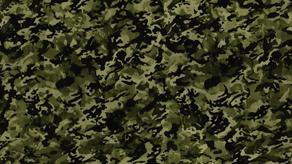 Wall Mural - camouflage, hunting style, dark green, army background, modern design for fabric