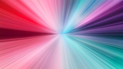 Wall Mural - abstract background displaying vibrant colors radiating from central point