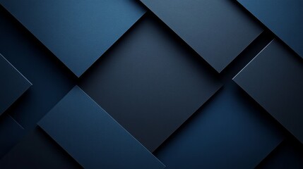 Wall Mural - trendy blue background with abstract shapes for design, featuring white space in the center for text