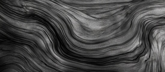 Poster - Textured background of aged grey teak wood with swirling patterns in shades of grey and black, creating a rustic and natural feel for designs.