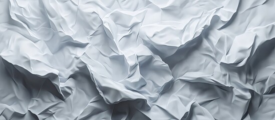 Fototapete - Textured white wall background with visible wrinkles and creases creating depth and dimension highlighting uneven surfaces and soft shadows.