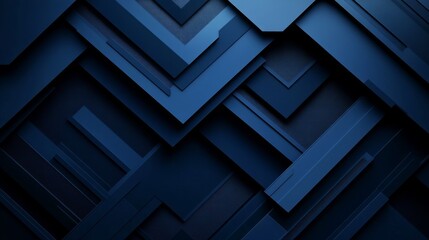 Wall Mural - trendy blue background with futuristic motifs for design, featuring white space in the center for te