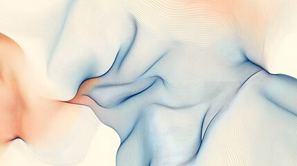 Wall Mural - abstract lines create dynamic shapes in a fluid motion