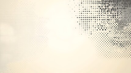 Wall Mural - Abstract background featuring halftone dot patterns in varying densities