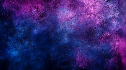 Wall Mural - abstract purple and blue space background with water and nebula elements