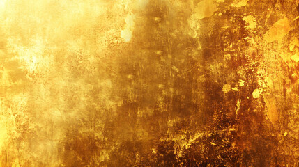 Aufkleber - A breathtaking abstract texture background featuring a mesmerizing blend of warm golden hues shimmering metallic accents and a captivating gritty vintage inspired patina