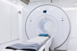 © Валерия Стоганенко - MRI magnetic resonance imaging device. Medical CT, MRI or PET Scan in the Modern Hospital Laboratory. Technologically Advanced and Functional Mediсal Equipment in a Clean White Room. Banner, ads