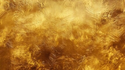 Poster - Breathtaking abstract background featuring a shimmering metallic texture with a rich golden bronze and copper color palette  The luminous glowing surface creates a sense of infinite