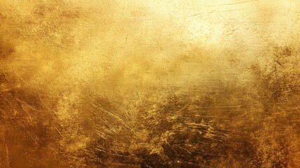Poster - Captivating abstract backdrop with a textured metallic surface featuring luminous golden hues shimmering brushstrokes and a dynamic multidimensional composition that evokes a sense of opulence luxury