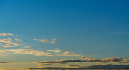 Wall Mural - beautiful sunset sky abstract background