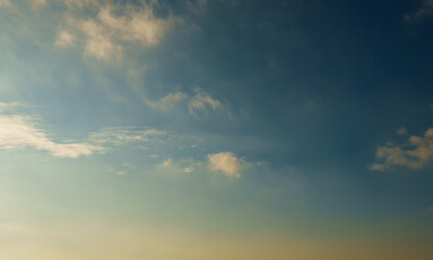 Wall Mural - beautiful sunset sky abstract background