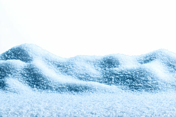 Wall Mural - Snow-covered terrain with soft undulating ground. Great for winter holiday ads