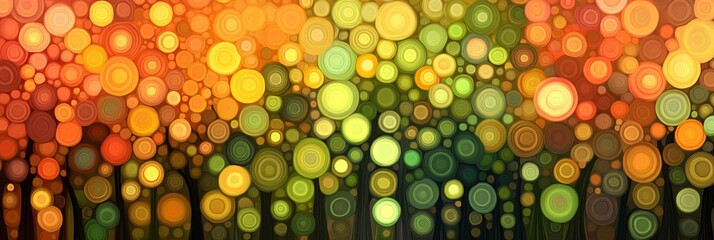Canvas Print - abstract golden texture with layered organic shapes, vector design in abstract art style