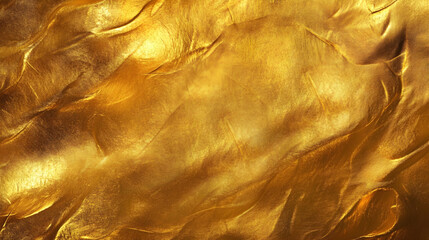Leinwandbilder - Magnificent Metallic Backdrop A luminous glittering golden texture that exudes a sense of luxury elegance and grandeur  This opulent resplendent pattern is perfect for premium designs artwork