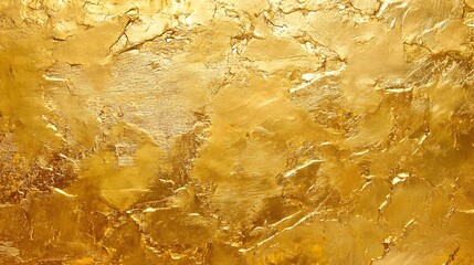 Leinwandbilder - Magnificent Metallic Masterpiece A Captivating Golden Abstract Textural Background with Shimmering Glittering and Radiant Qualities that Evoke a Sense of Luxury Elegance and Opulence