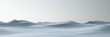 © LouLou - Minimalist snowy landscape with smooth dunes, serene winter scenery, untouched snow surface, cold arctic nature, white frozen hills, abstract snow formation, soft peaceful winter atmosphere, calm seas