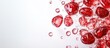 © pngking - Vibrant red jam droplets on a delicate light background with ample space for text and design elements