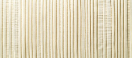 Sticker - elegant striped ivory fabric texture for upholstery or interior design projects